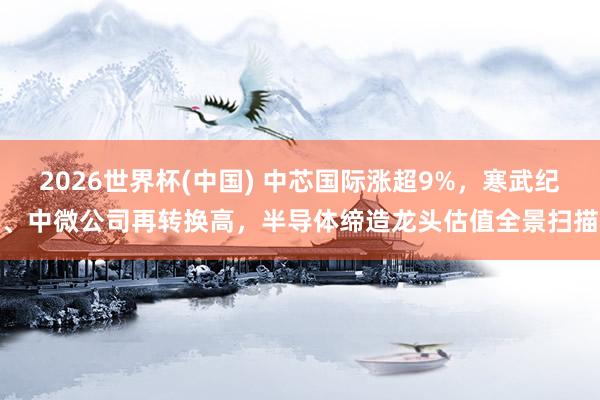 2026世界杯(中國) 中芯國際漲超9%，寒武紀(jì)、中微公司再轉(zhuǎn)換高，半導(dǎo)體締造龍頭估值全景掃描